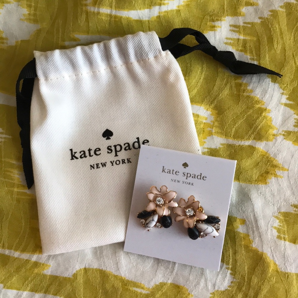 NWT Kate Spade Glossy Petals Earrings